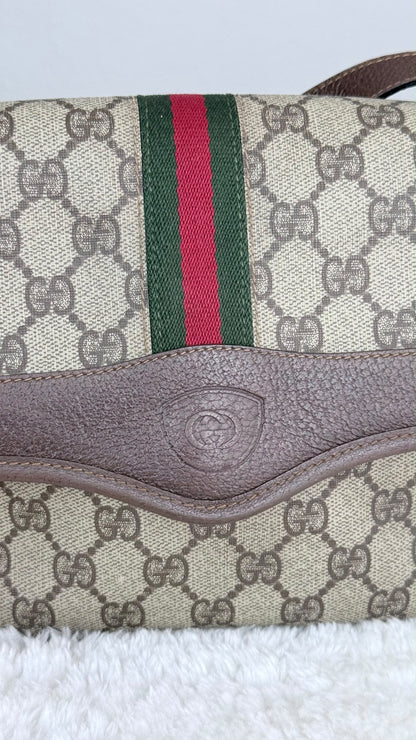 GUCCI GG Supreme Ophidia Crossbody Coated Canvas