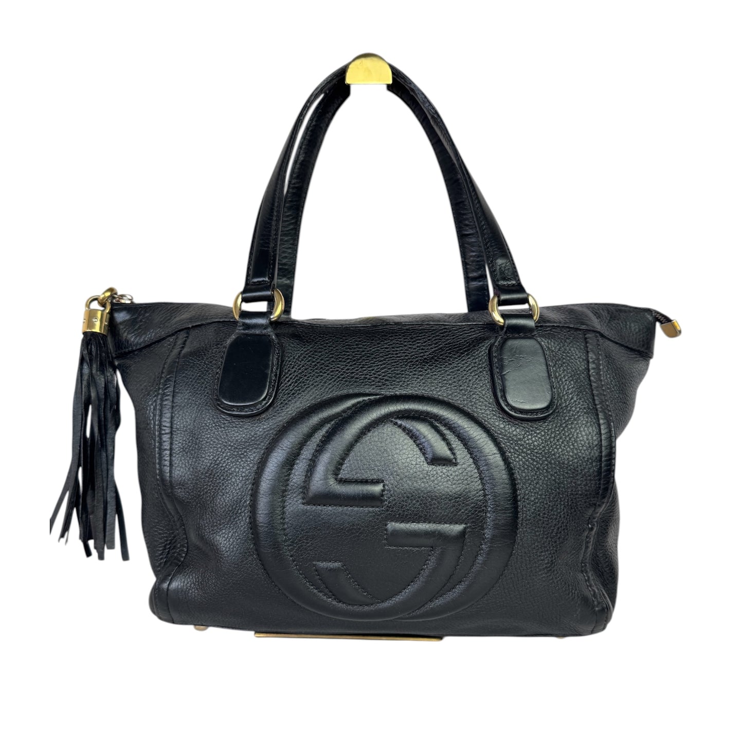 GUCCI Soho Zip Tote Leather Small