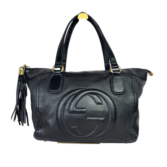 GUCCI Soho Zip Tote Leather Small