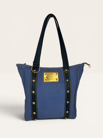LV10👜 Louis vuitton Antigua Cabas MM Tote