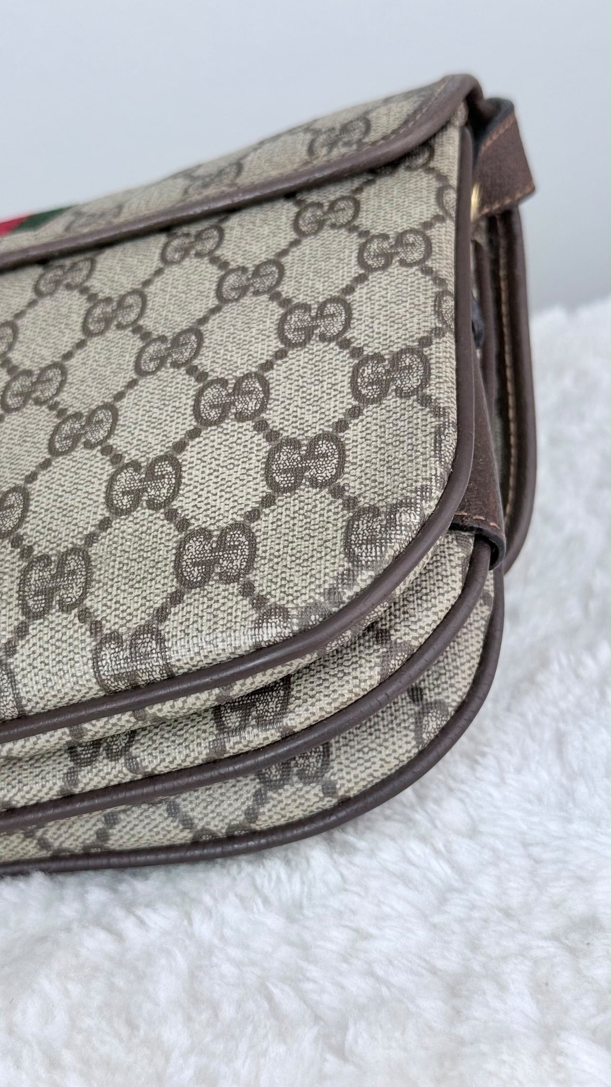 GUCCI GG Supreme Ophidia Crossbody Coated Canvas