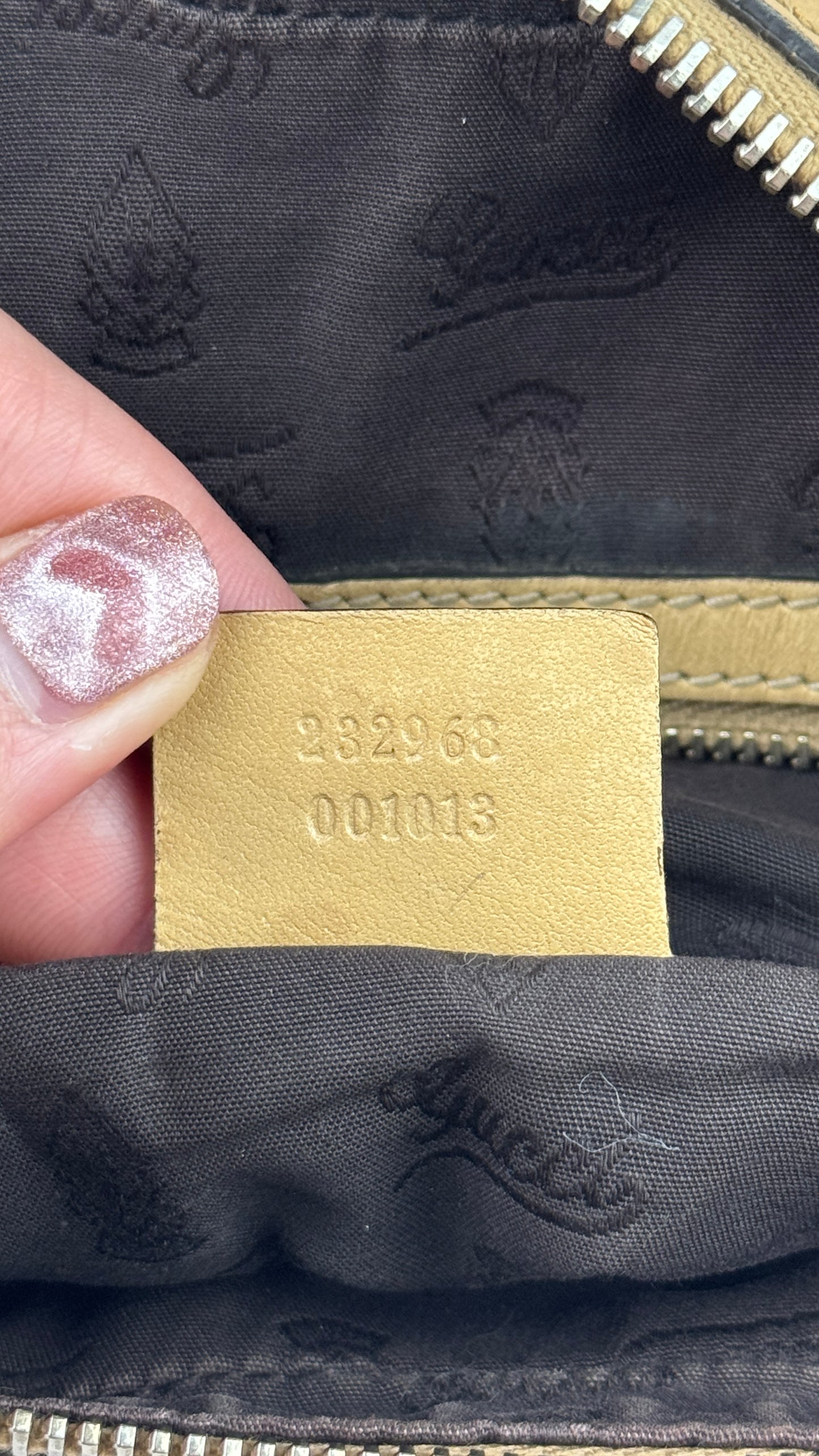 Gucci Beige GG Canvas Horsebit Tassel Hobo