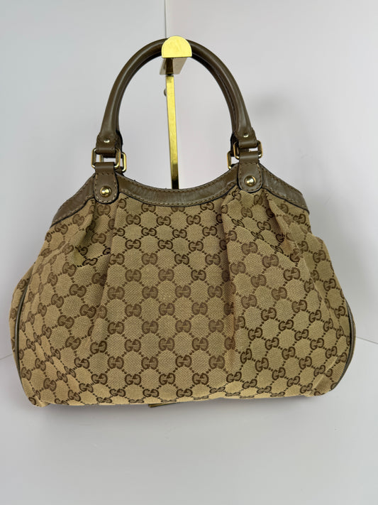GUCCI Sukey Hobo GG Canvas