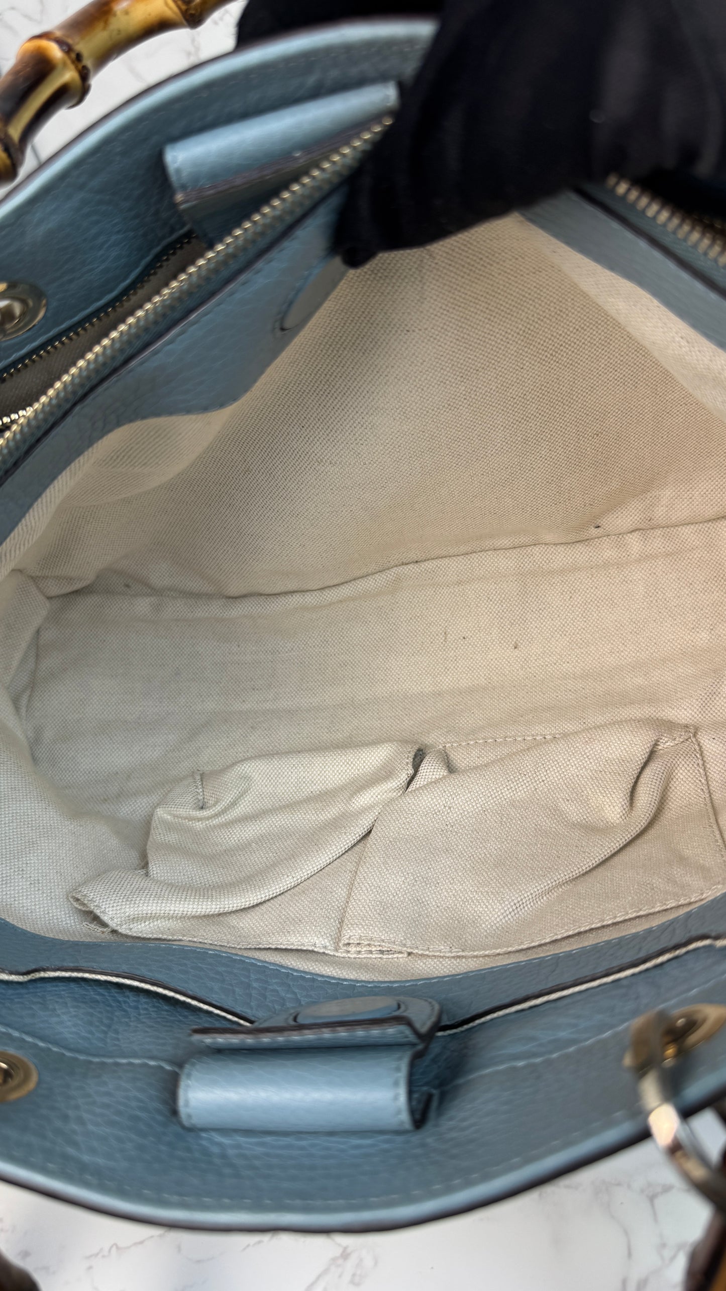 Gucci Bamboo Leather Tote