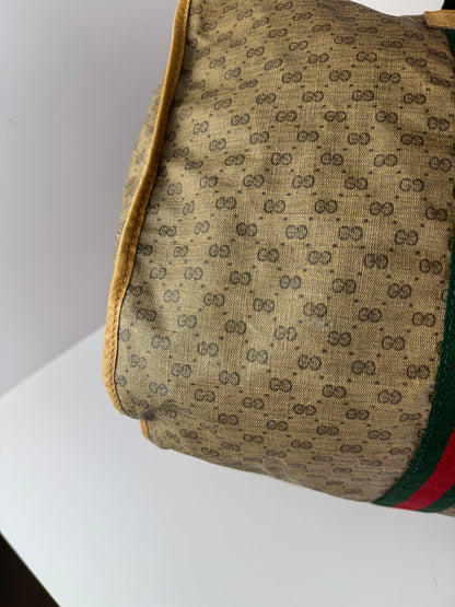 Gucci Vintage Duffle Micro GG Monogram