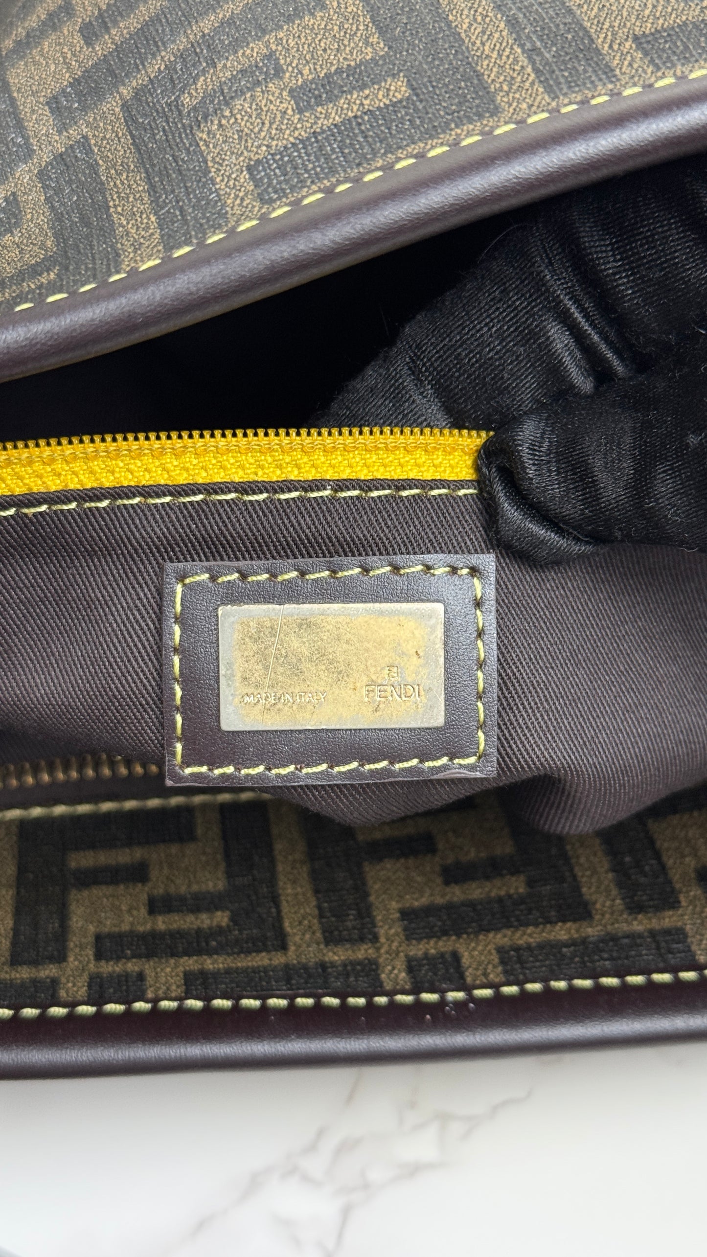 Fendi Zucca Canvas Tot Bag