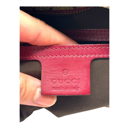 Authentic Gucci Supreme Web Flat Messenger Bag