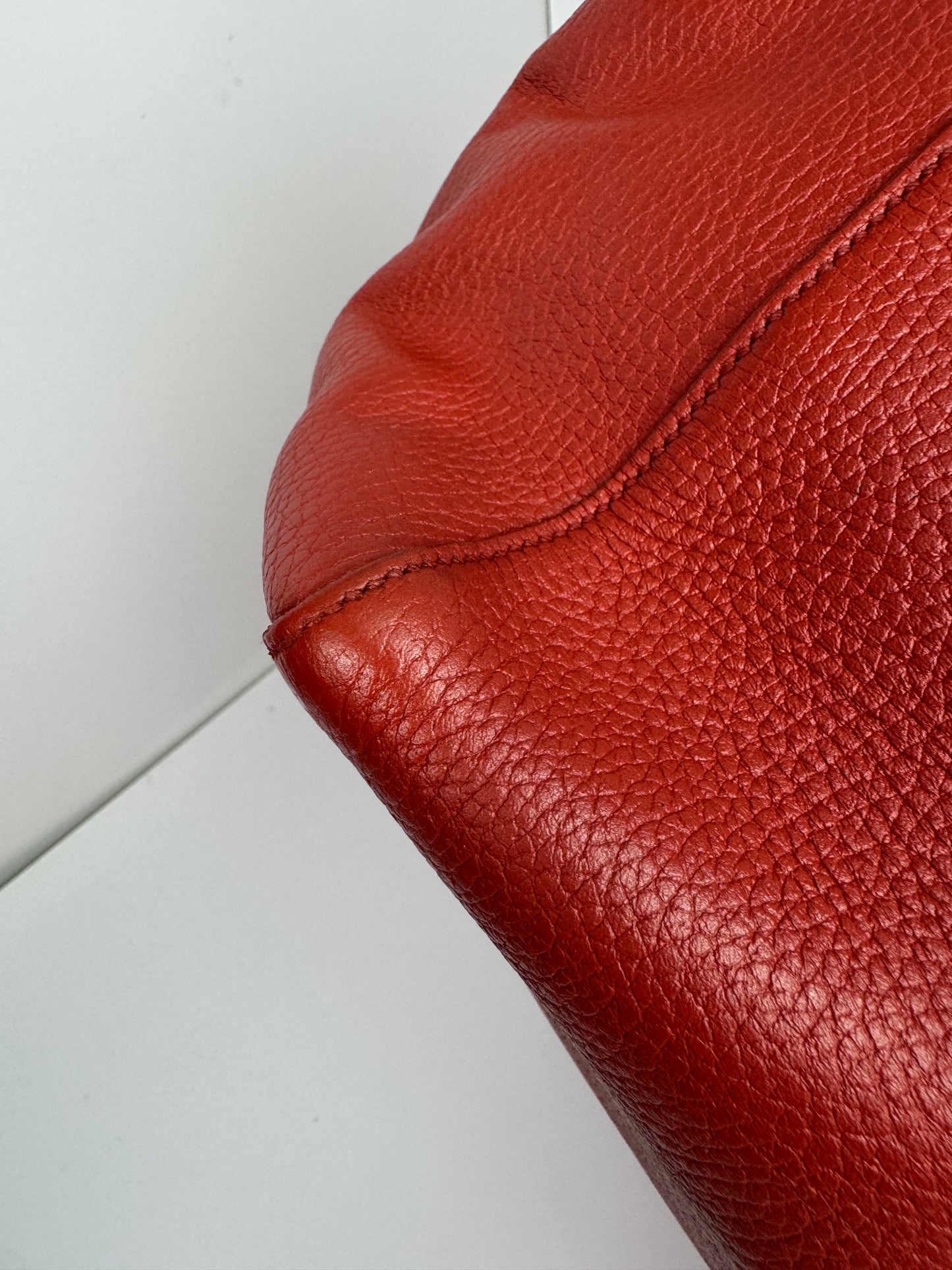 Gucci Swing Tote Leather Red