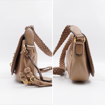 Gucci handmade leather shoulder bag