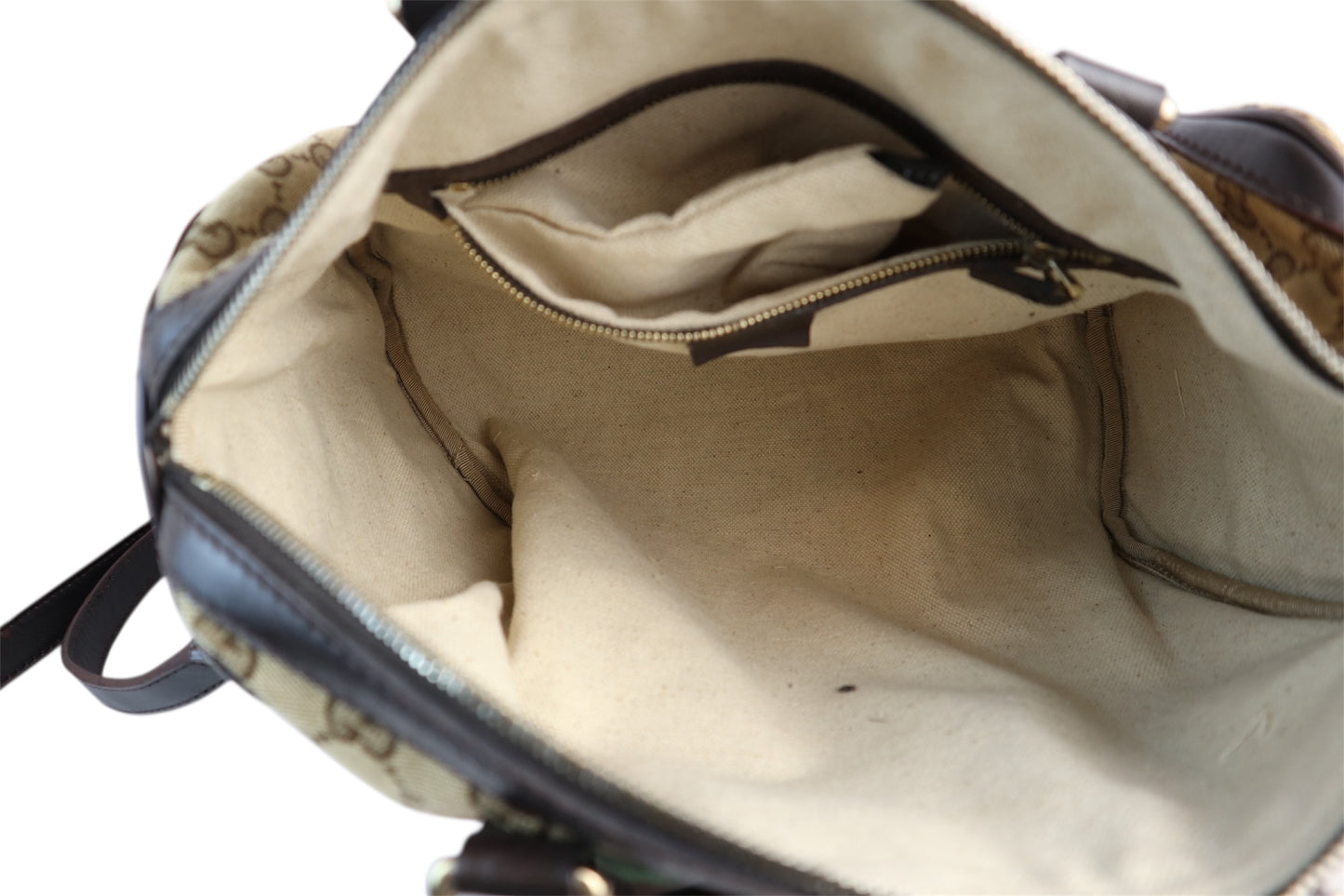 Gucci Web boston With Strap GG Canvas