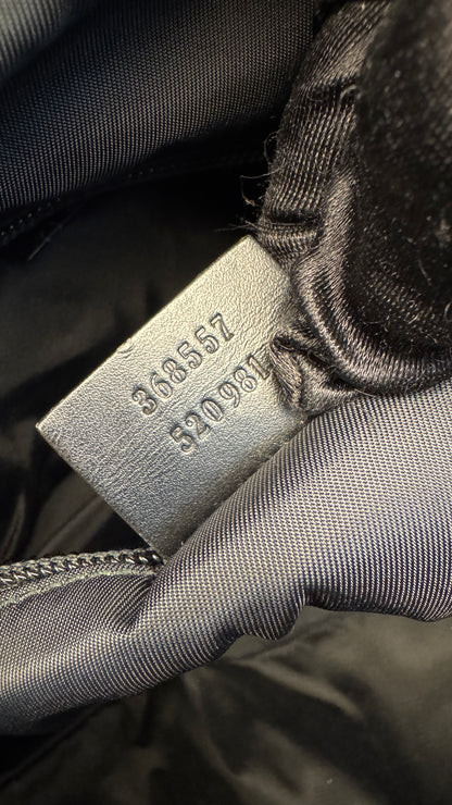 Gucci Briefcase Convertible Zip Around GG Coated Canvas Medium