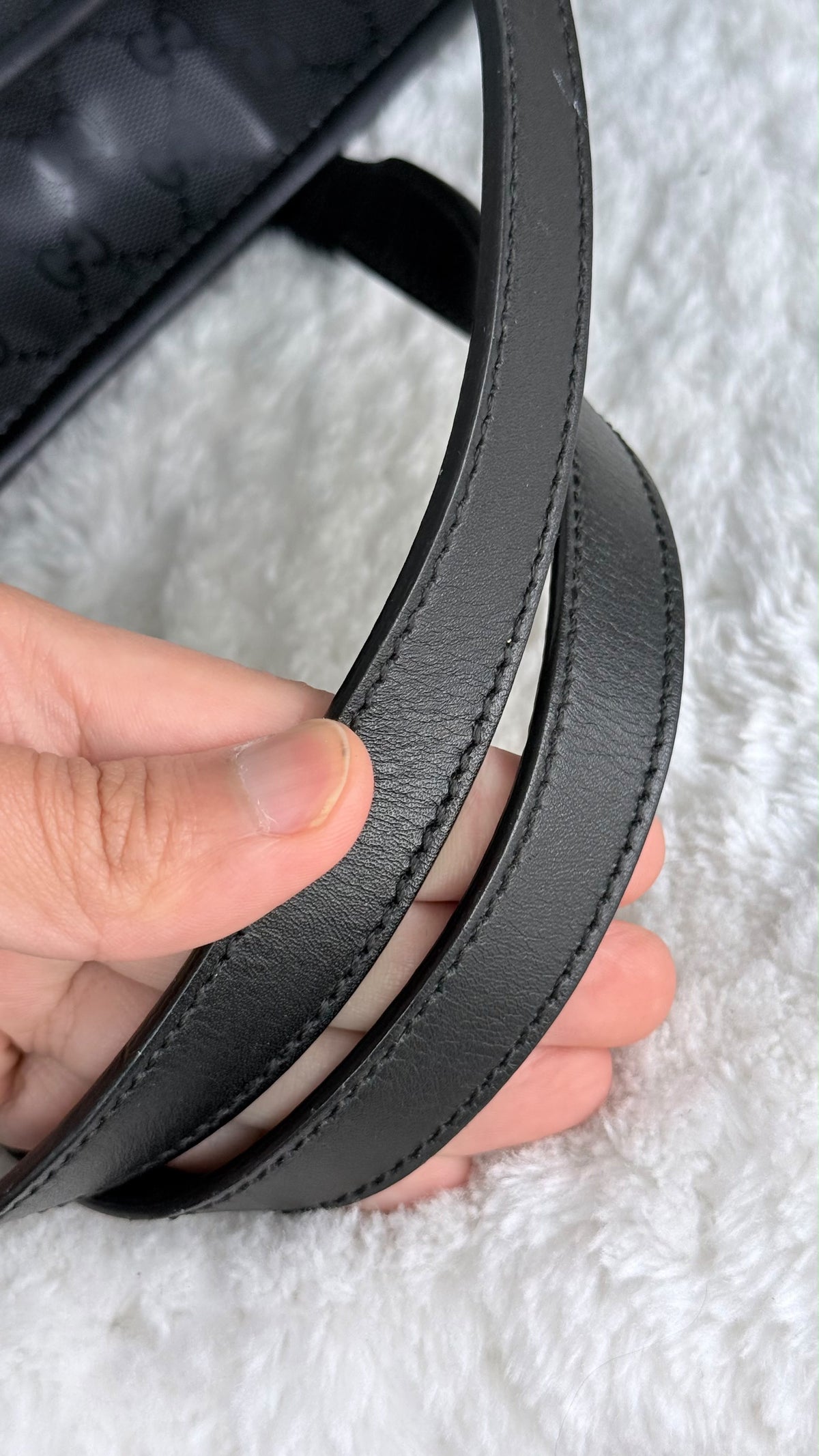 GUCCI Tote Medium GG Supreme Emprine Black Monogram