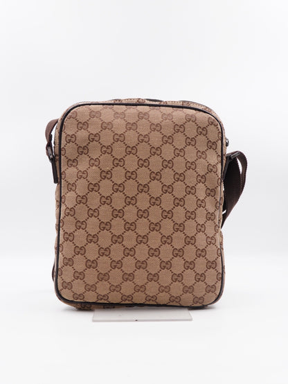 Gucci Front many zippy GG Canvas Brown