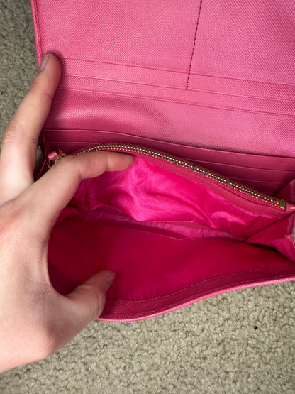 Prada Pink SaffiAno Wallet