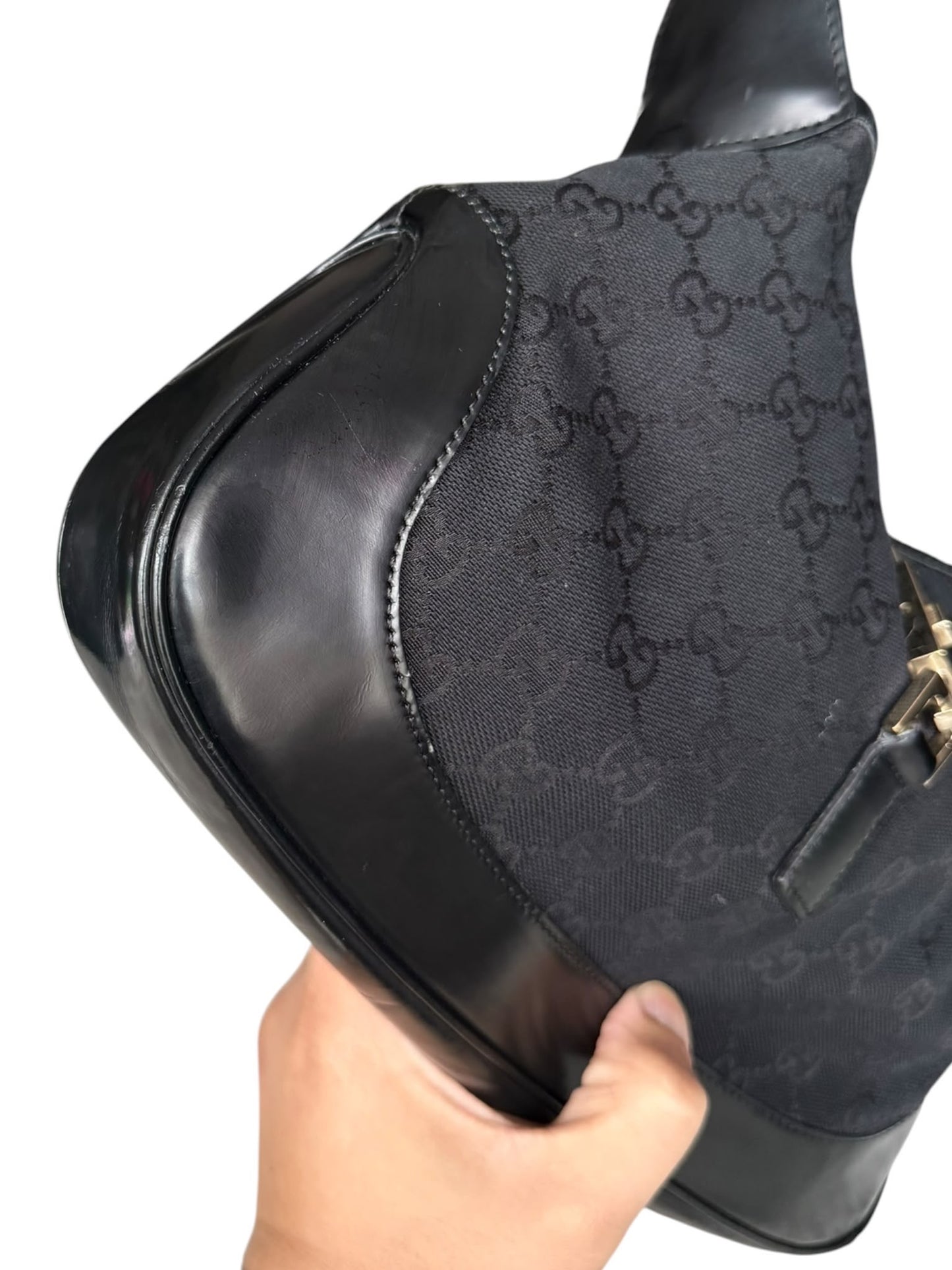 Gucci Jackie monogram GG Canvas Black