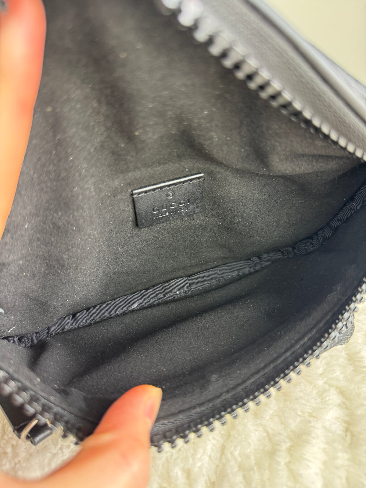 GUCCI Eden Waist Bag GG Coated Canvas Medium