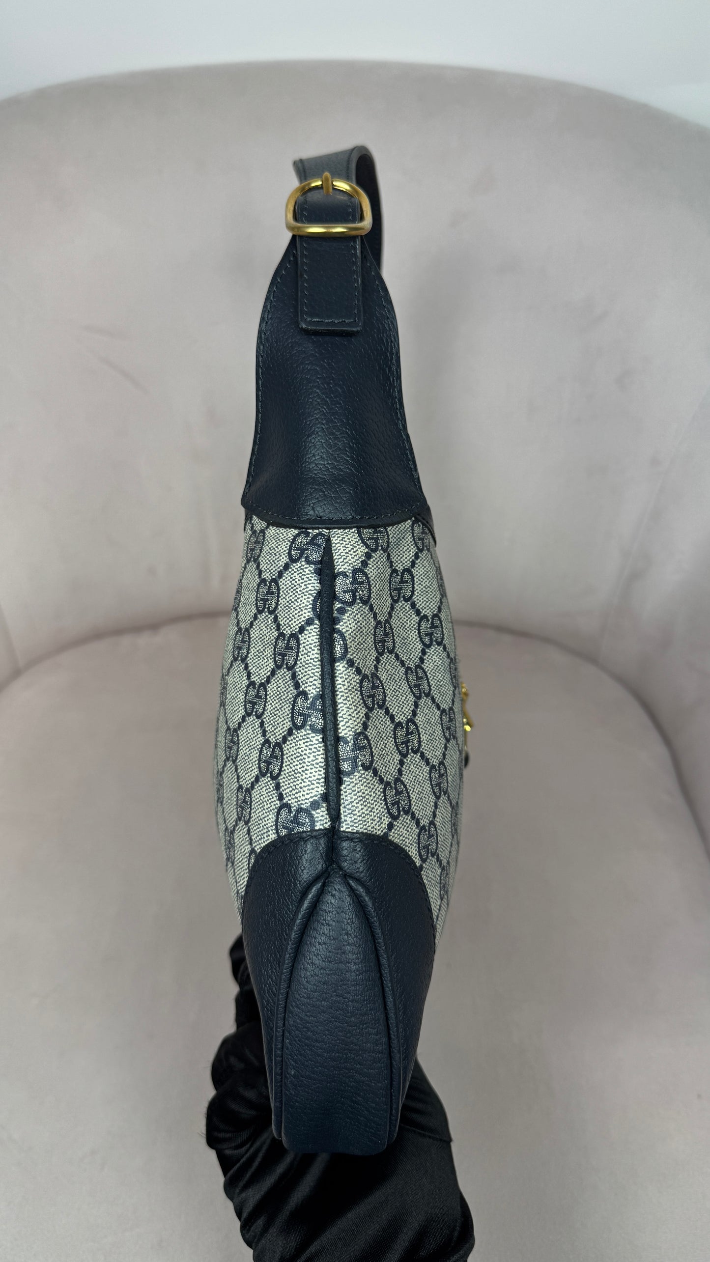 Gucci Jackie Shoulder Bag in Navy (Vintage)