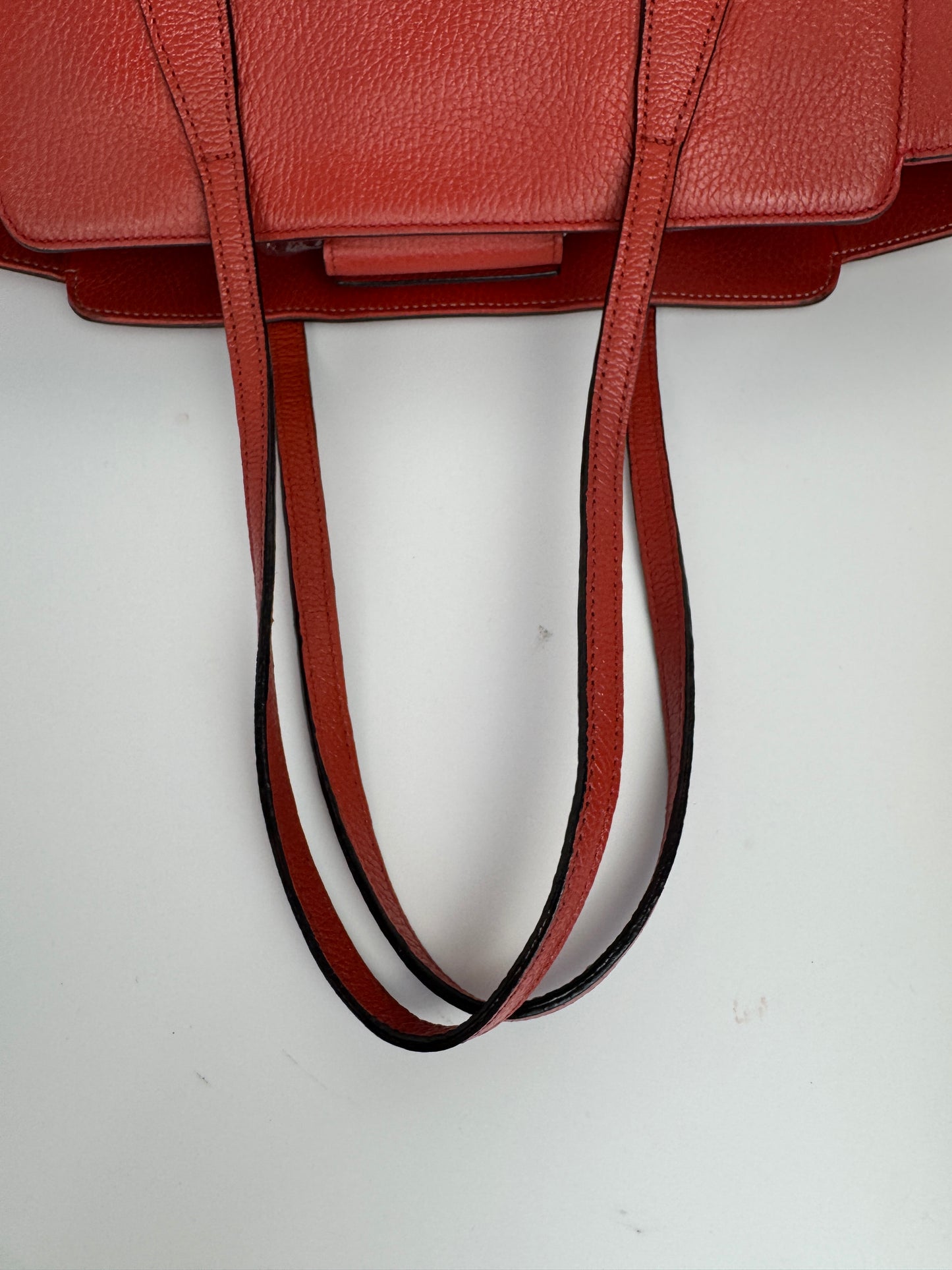 Gucci Swing Tote Leather Red