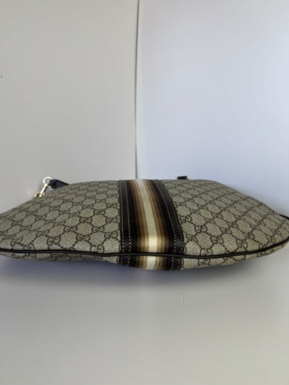 GUCCI GG Supreme Retro Web Two Ways Tote