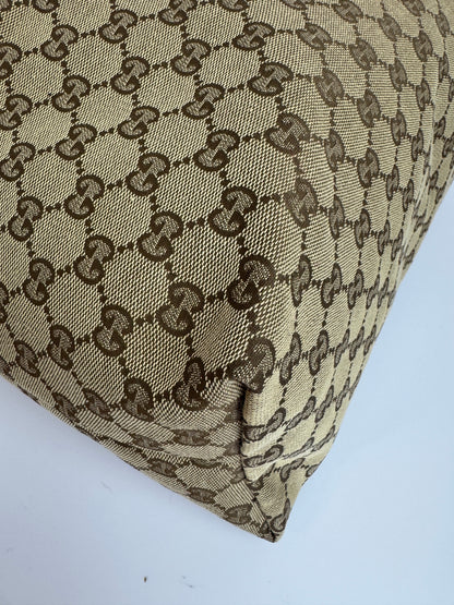 Gucci GG Canvas Tote Brown