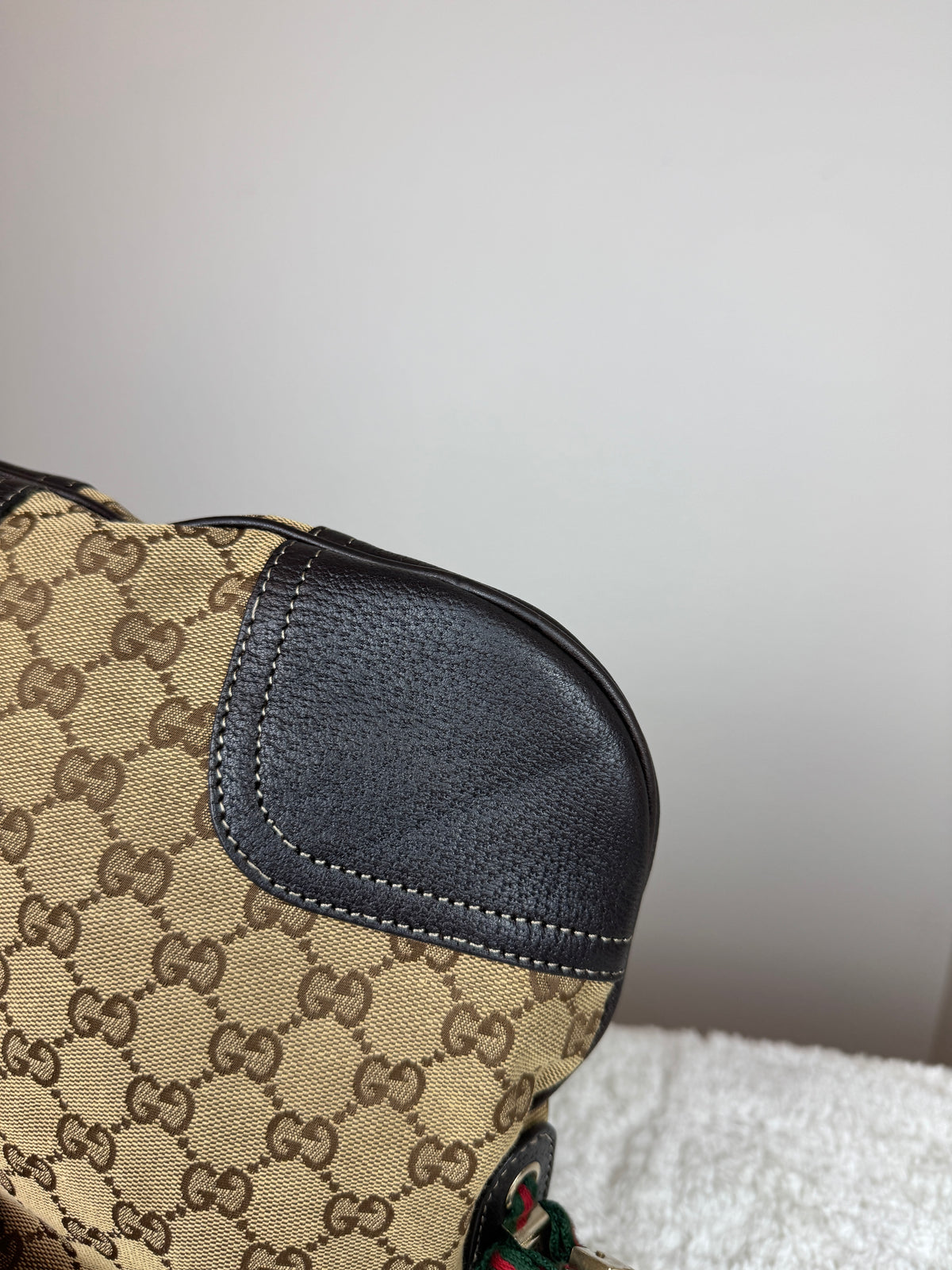 Gucci Web Bow mayfair Crossbody GG canvas