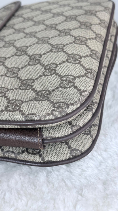 GUCCI GG Supreme Ophidia Crossbody Coated Canvas