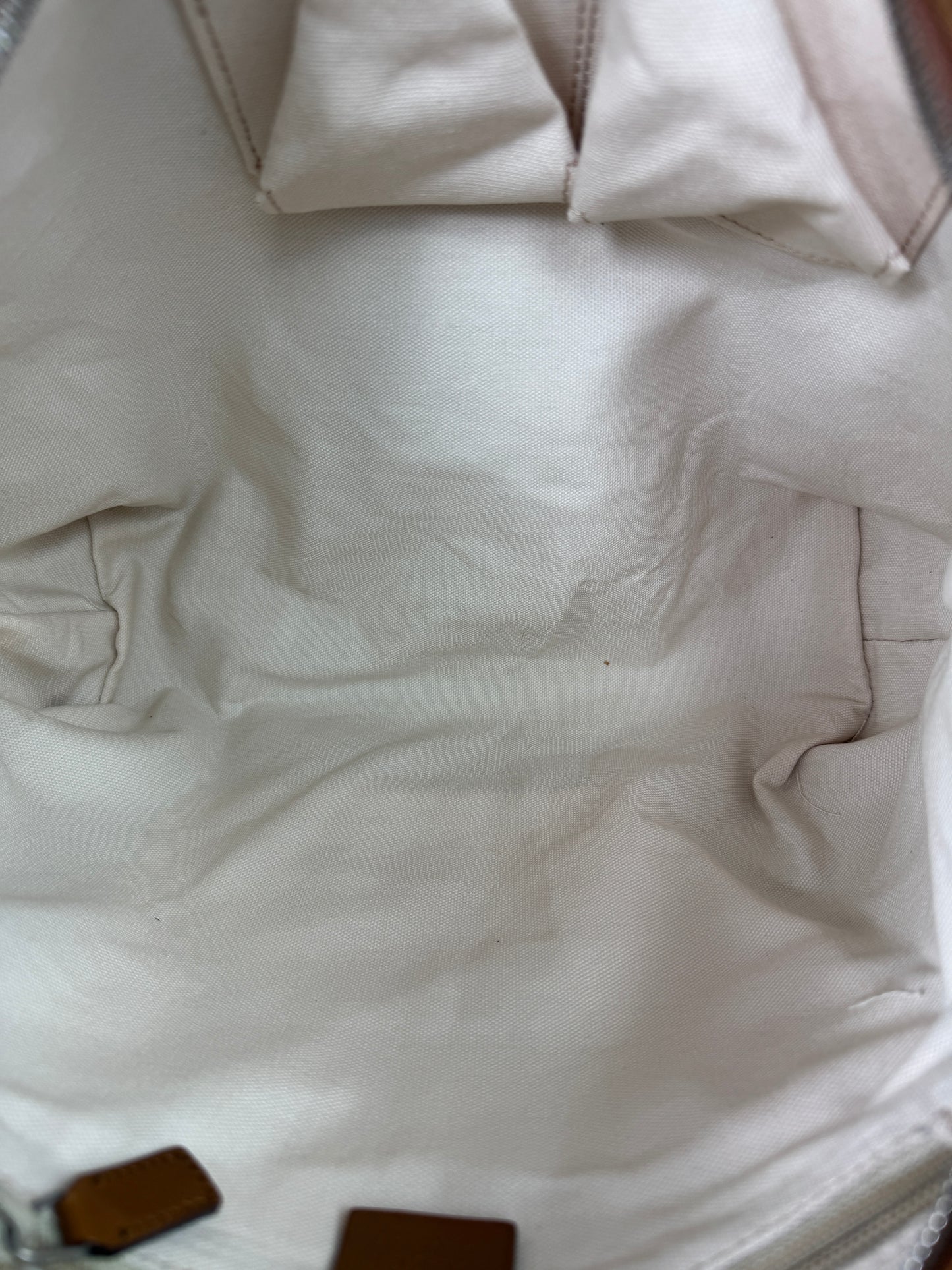 Gucci Web Loop Shoulder GG Canvas Light Brown