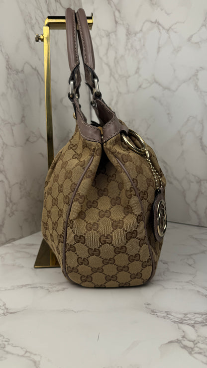 Gucci Sukey Hobo Shoulder Bag Nude