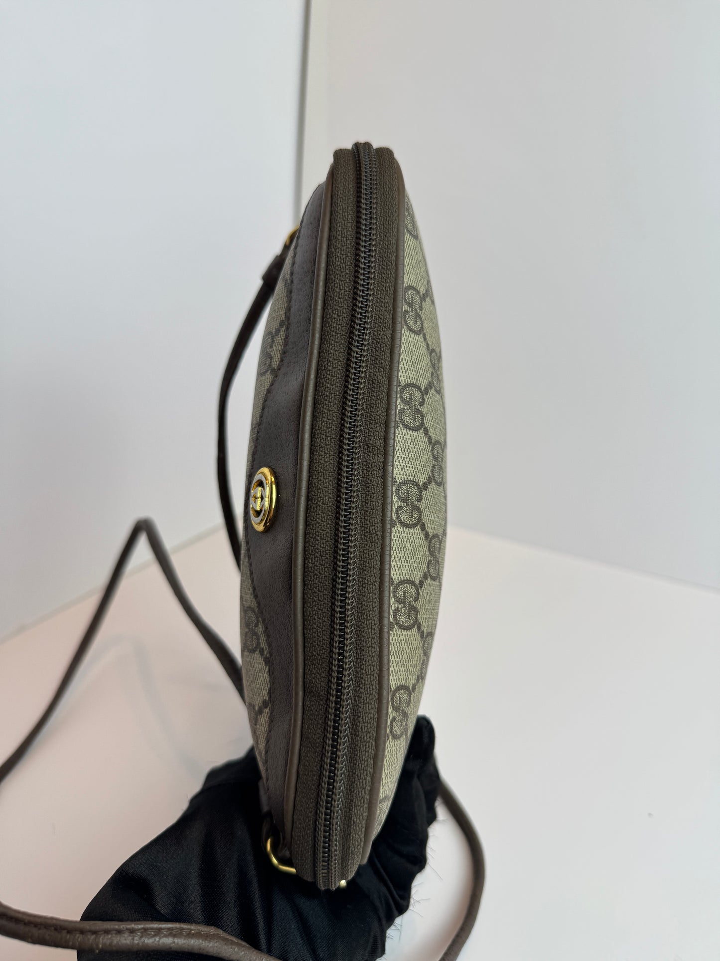 GUCCI Vintage Crossbody GG Coated Canvas