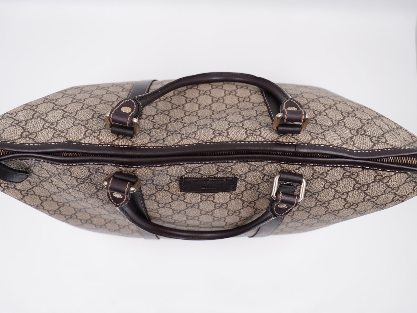 Gucci Plus Monogram Joy Tote dark brown