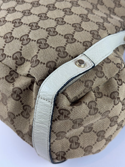 Gucci Abbey Hobo Shoulder Bag GG Canvas