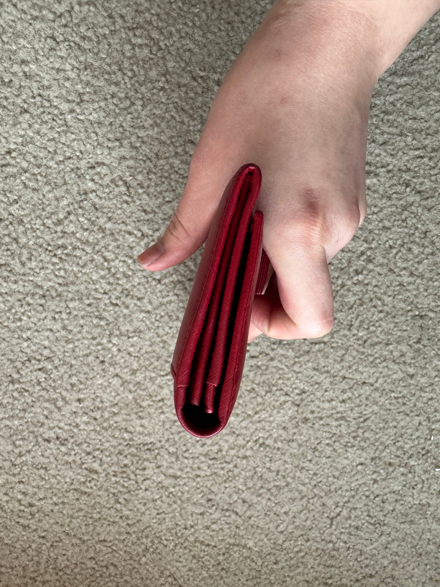 Ferrragamo vara Bow saffiano red