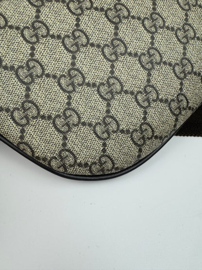 Gucci Belt Bag Coated Canvas GG Brown
