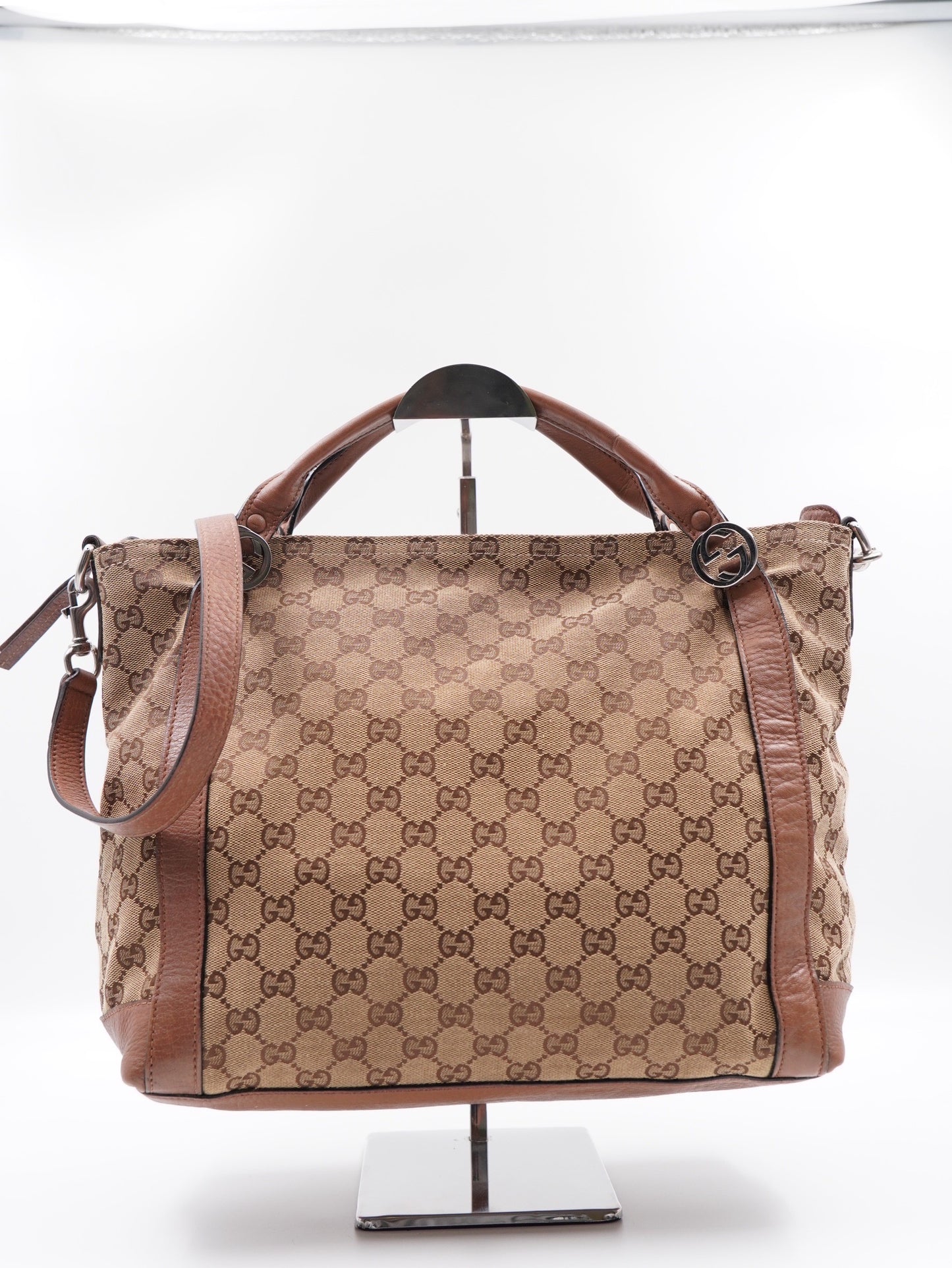 GUCCI Miss GG Convertible Tote GG Canvas Medium (Vintage)