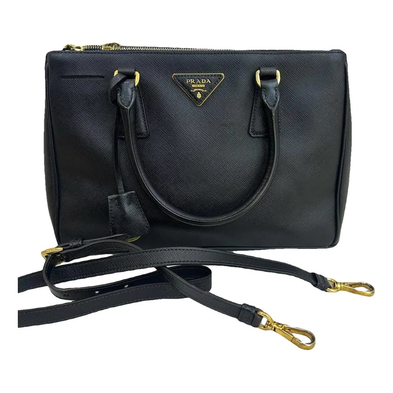 PRADA Galleria Saffiano Leather Black