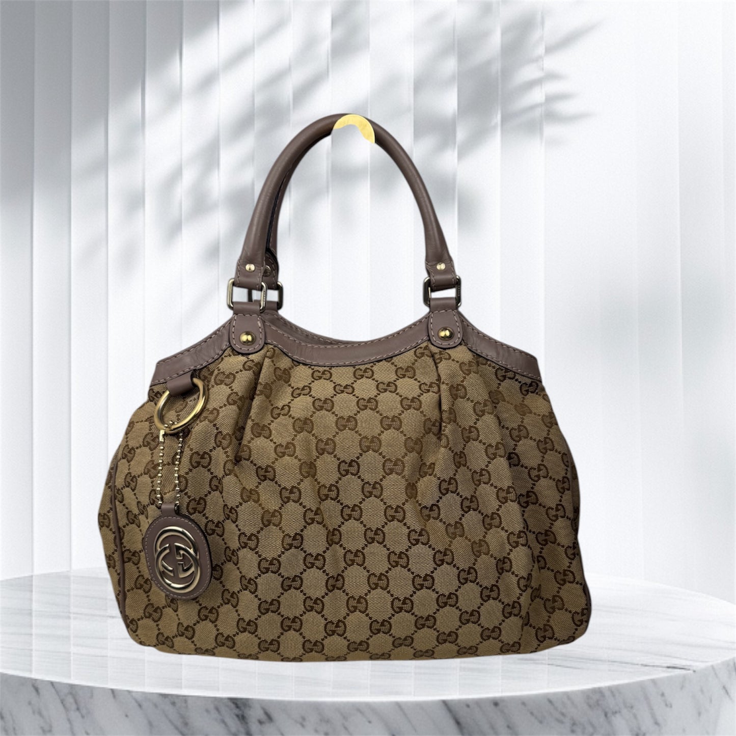 Gucci Sukey Hobo Shoulder Bag Nude