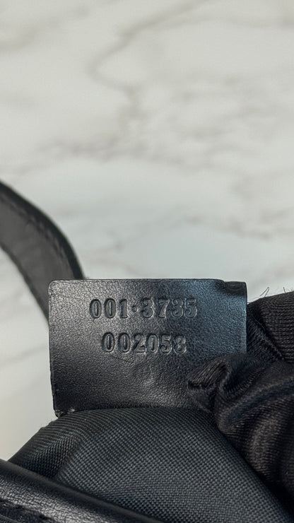 Gucci Jackie Hobo GG Canvas Shoulder Bag Black (Vintage)