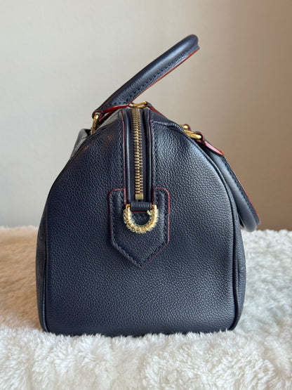 LOUIS VUITTON speedy25 Bandoulière Monogram Empreine  Leather Navy