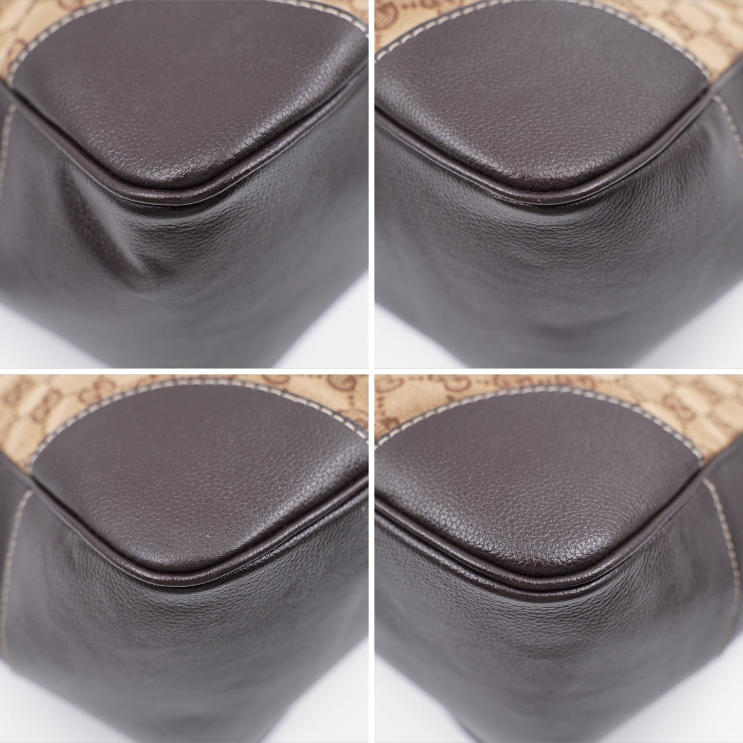 GUCCI GG Canvas and leather "Bree" Tote bag (Vintage)