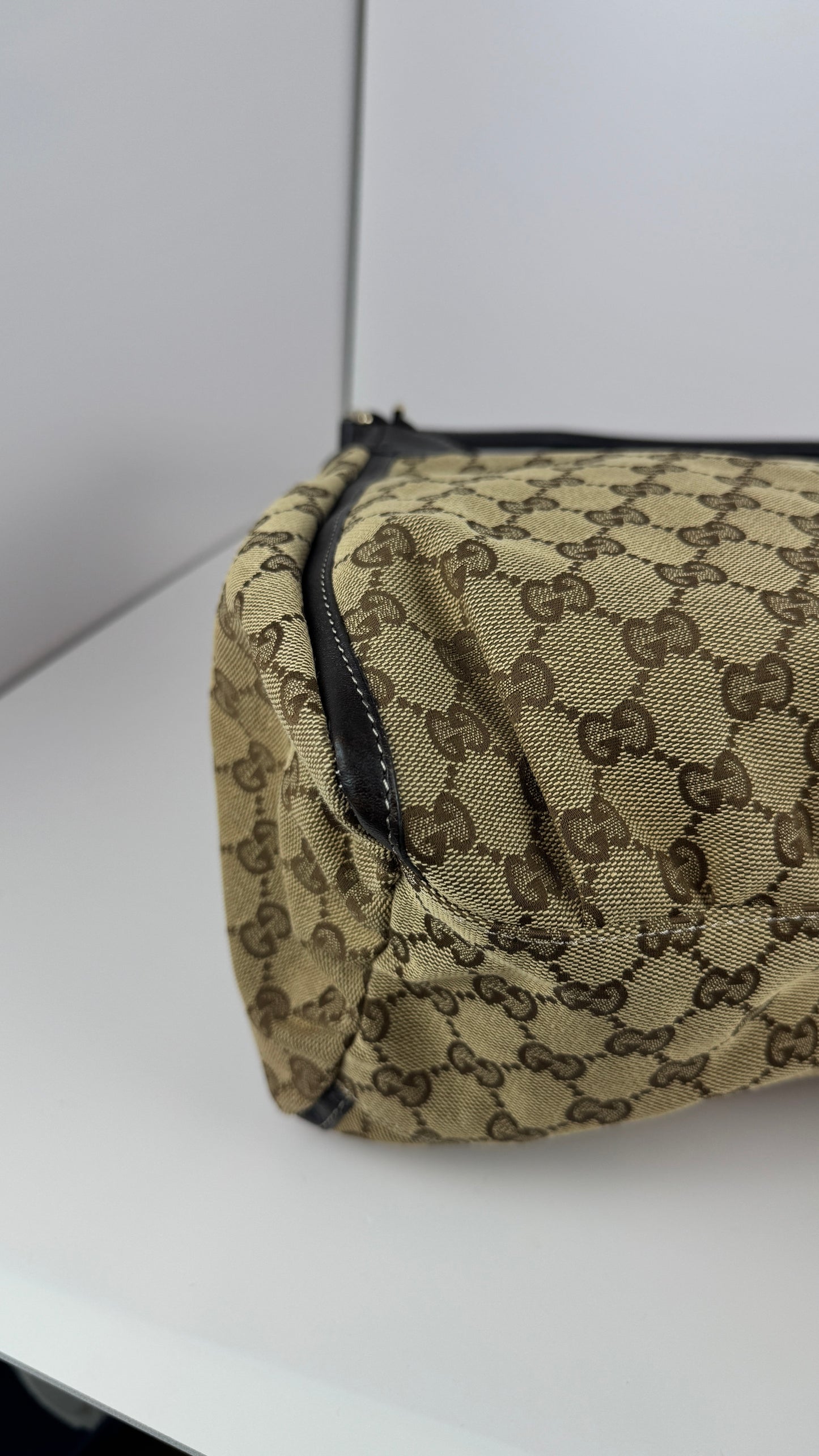 Gucci D-Ring Hobo GG Canvas