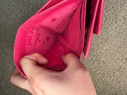 Mcm Wallet Trifold Pink