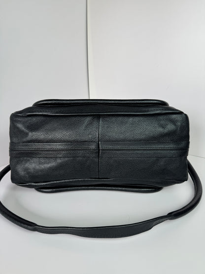 CHLOE Paraty Top Handle Bag Medium Leather Black