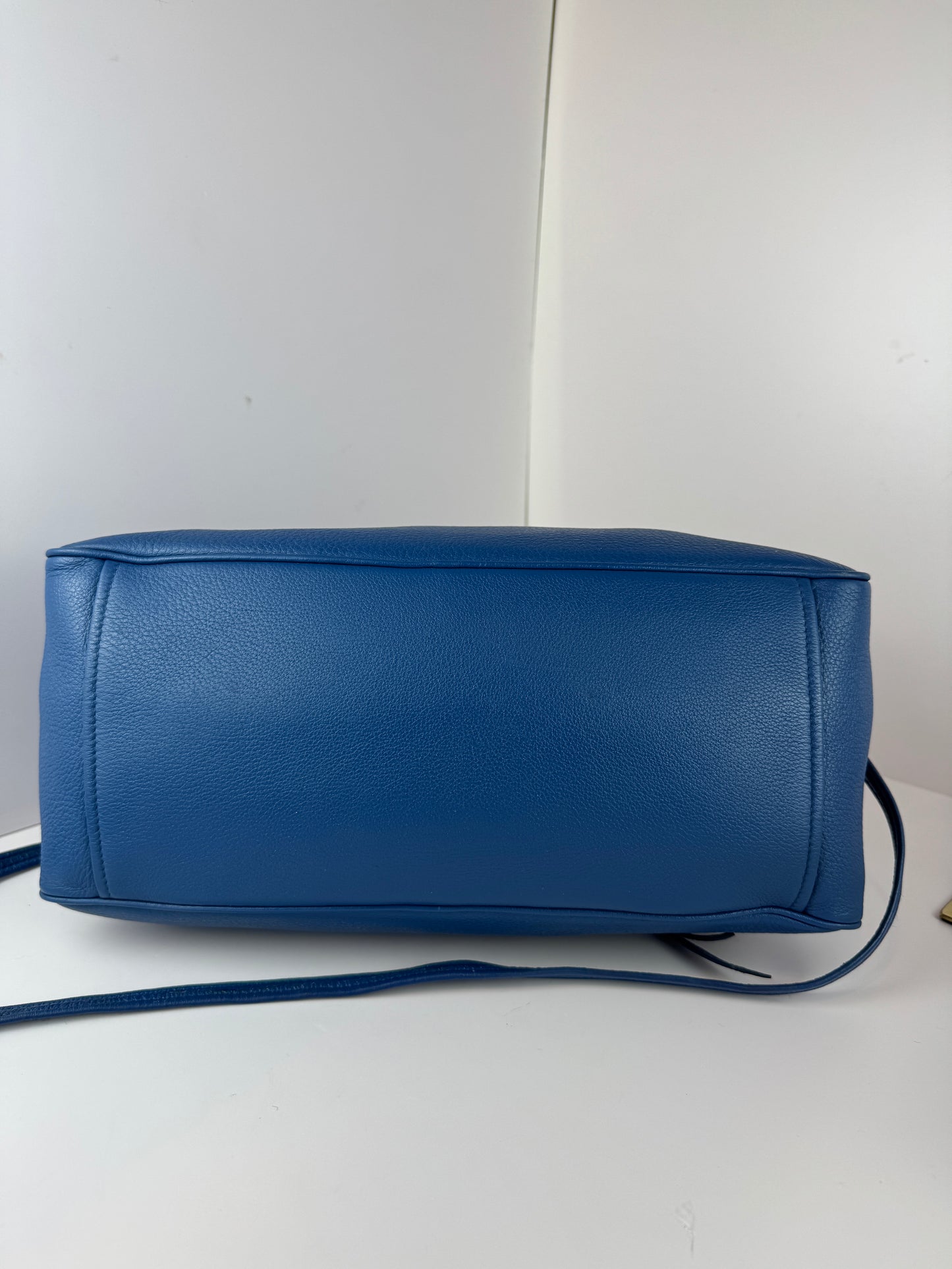 Prada Vitello Phenix Bowling Bag Talco