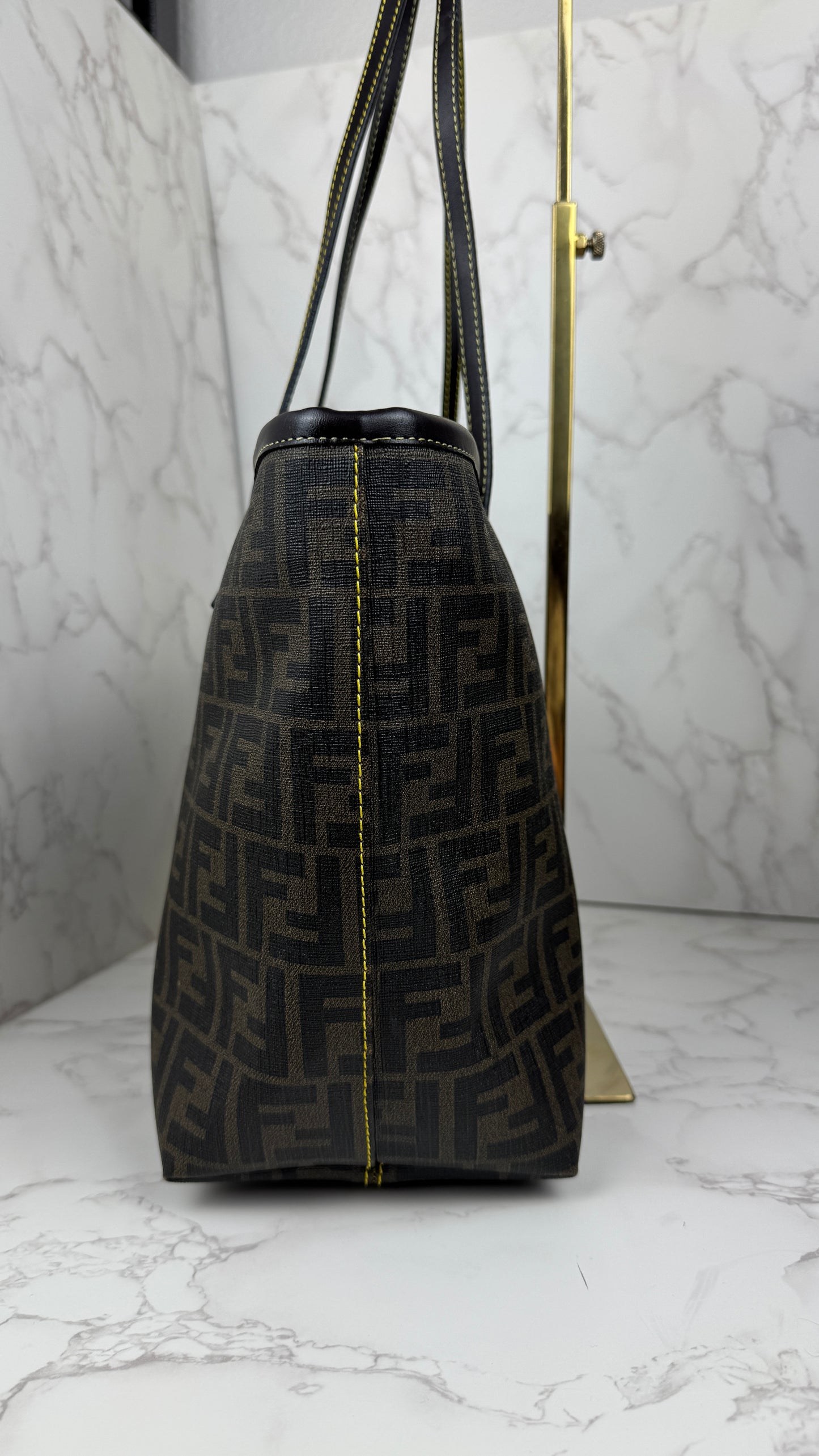 Fendi Zucca Canvas Tot Bag
