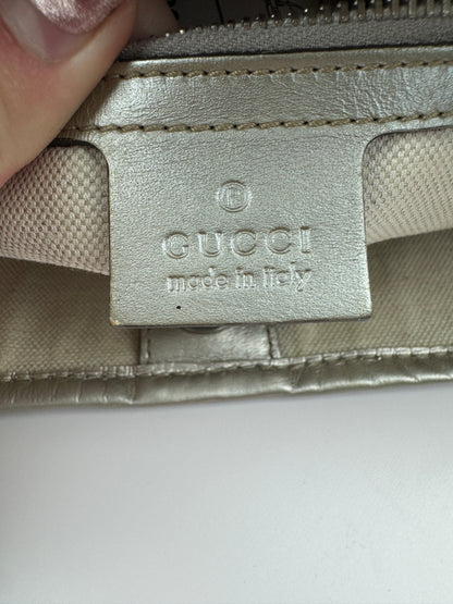 Gucci shopping Coated Canvas Grey