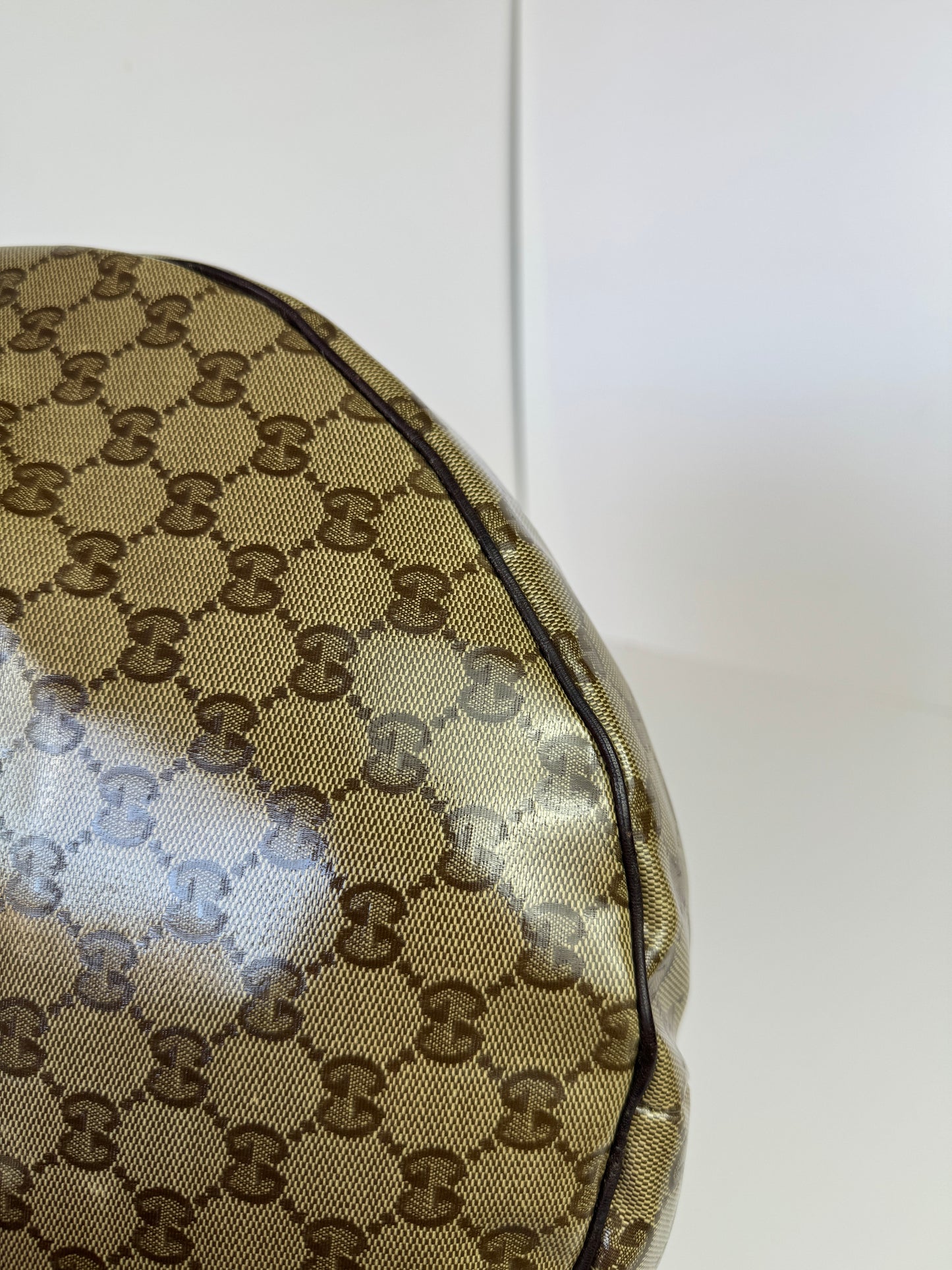 GUCCI GG Crystal Canvas Duchessa Hobo Bag