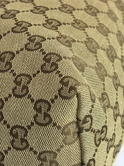 GUCCI Web Stripe Messenger GG Canvas