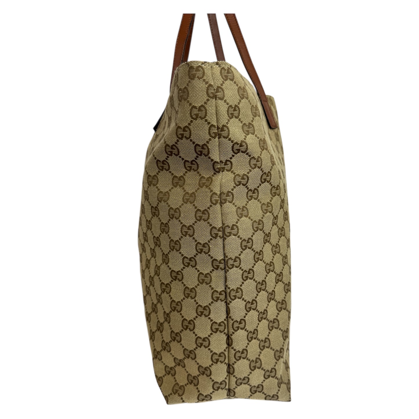 Gucci GG Canvas Tote Brown