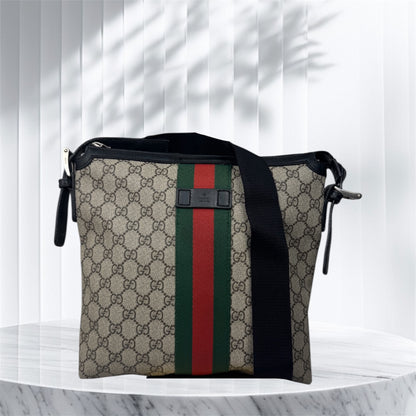 Gucci Web Crossbody Monogram Dark