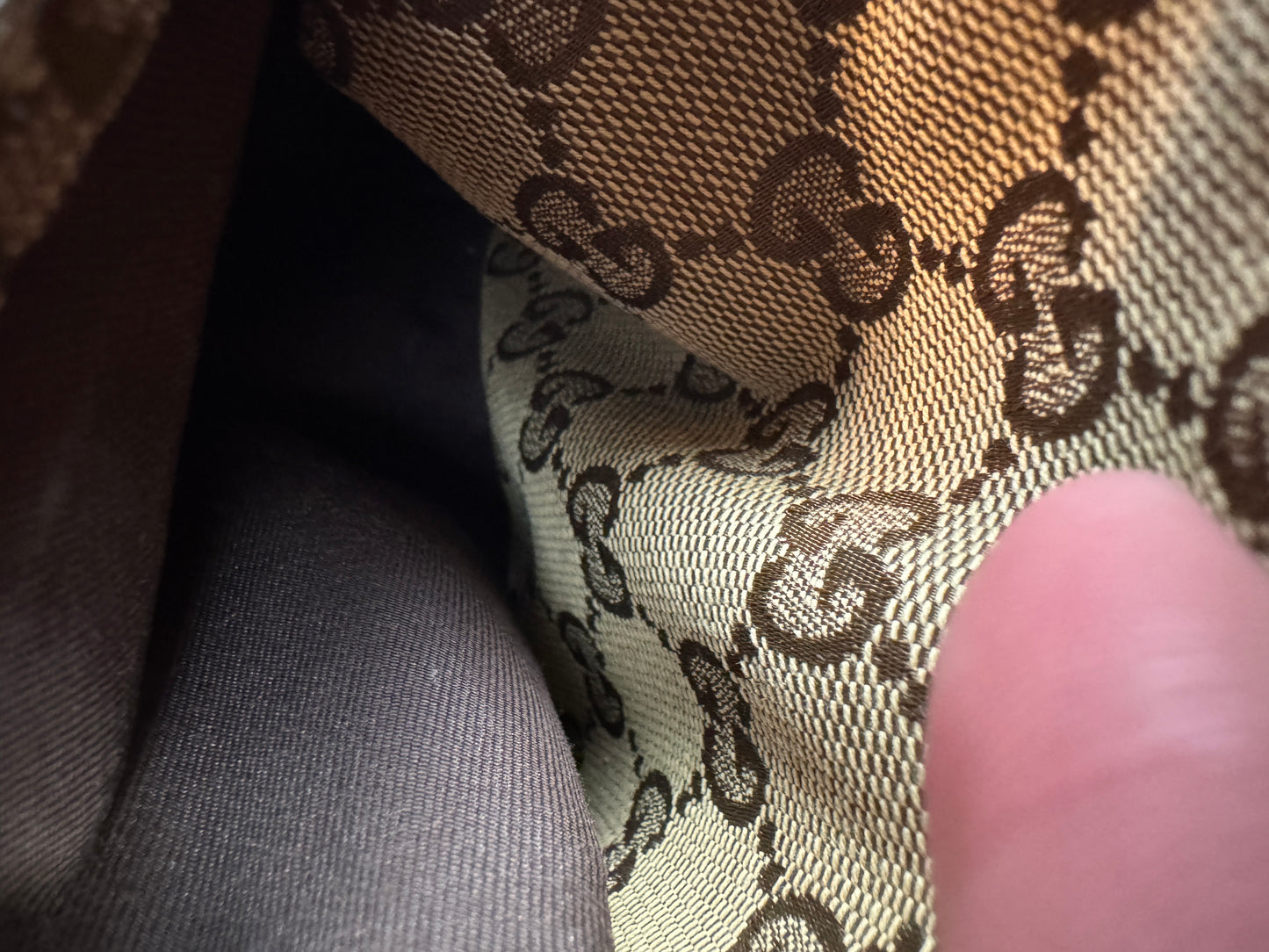 Gucci Web Stripe Belt Bag GG Canvas Brown